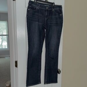 Maurices Dark Indigo Straight Leg Jeans